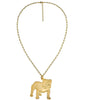 Lisi Lerch - Necklace - Extra Large Flat Bulldog Charm