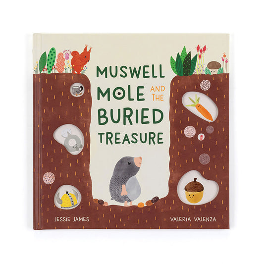 Jellycat - Book - Muswell Mole and the Buried Treasure - Findlay Rowe Designs