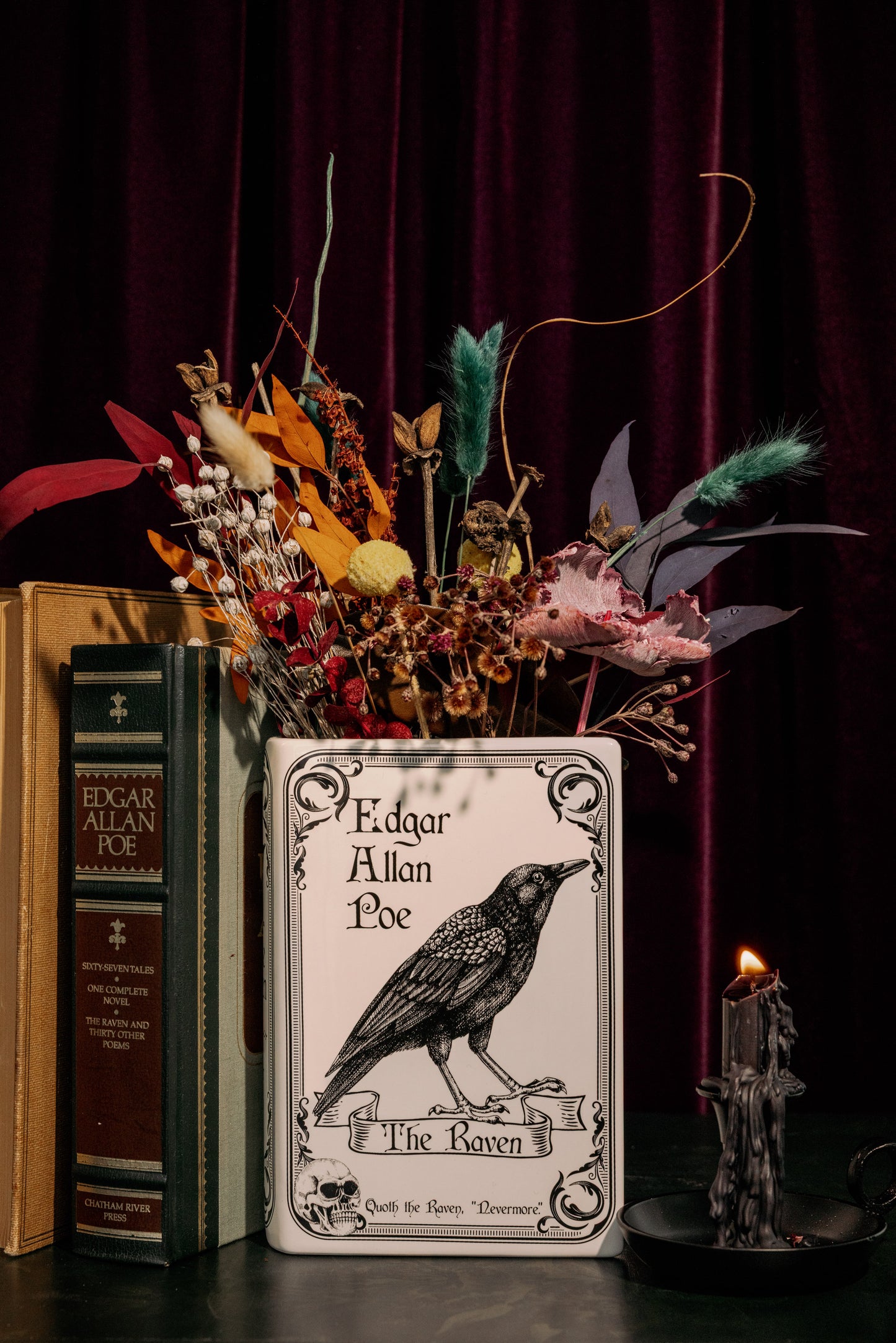 Book Vase - The Raven - Large