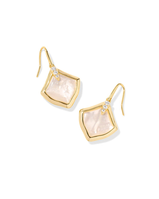 Kendra Scott - Earring - Joelle Drop - Gold Ivory Mother Of Pearl - Findlay Rowe Designs