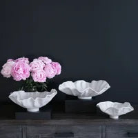 Beatriz Ball - VIDA Bloom Tall Medium Bowl (White) - Findlay Rowe Designs