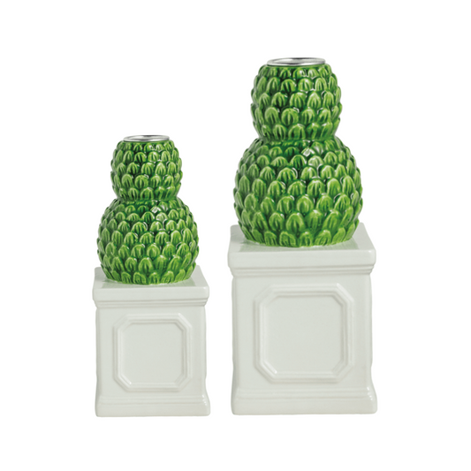 Mud Pie - Taper Holder - Topiary - Findlay Rowe Designs