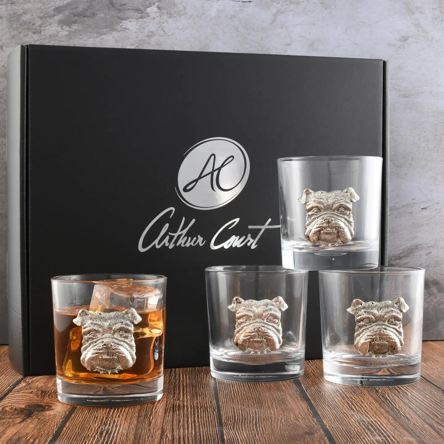 Arthur Court - Bulldog Bar Glasses - Set of 4 - Findlay Rowe Designs
