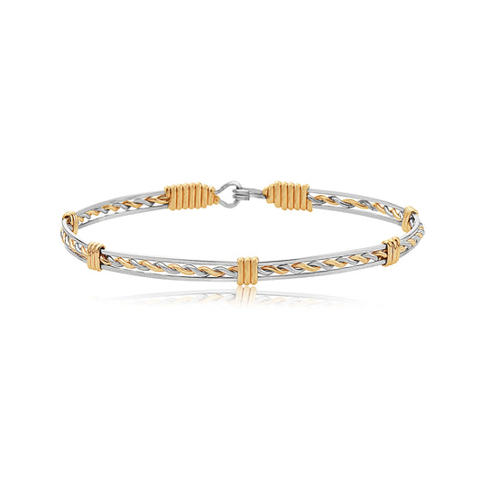 Ronaldo - Bracelet - Be Still Gold Sterling - Findlay Rowe Designs