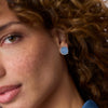 Julie Vos - Earrings - Honey Stud - Clear Crystal - Silver