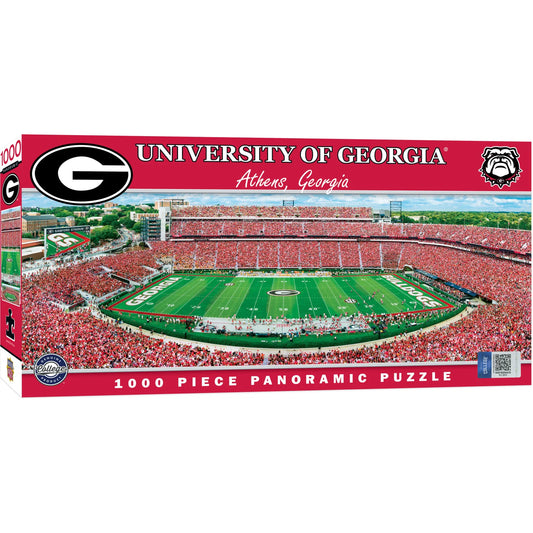 Puzzle - Georgia Bulldogs - 1000 Piece Panoramic - Findlay Rowe Designs