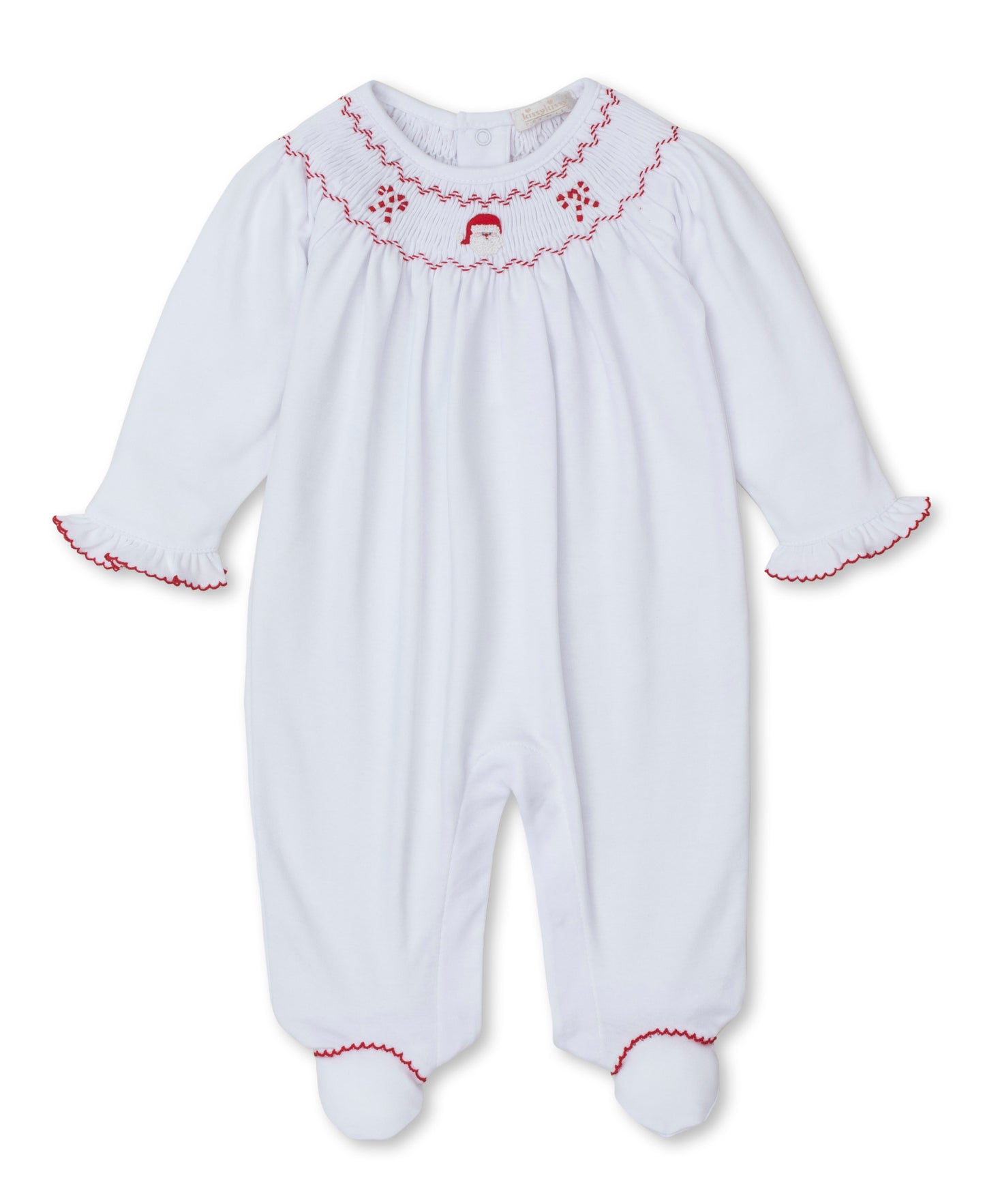 Clearance - Baby - Christmas Footie - Smocked - Findlay Rowe Designs