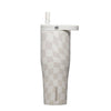 Corkcicle - Go Cup XL 30oz - Wavy Checkerboard - Neutrals - Findlay Rowe Designs