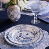 Beatriz Ball - VIDA Faenza Dinner Plate - White and Blue - Findlay Rowe Designs