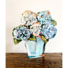Lauren Dunn -BLUE HYDRANGEA ACRYLIC BLOOM BLOCK - Findlay Rowe Designs