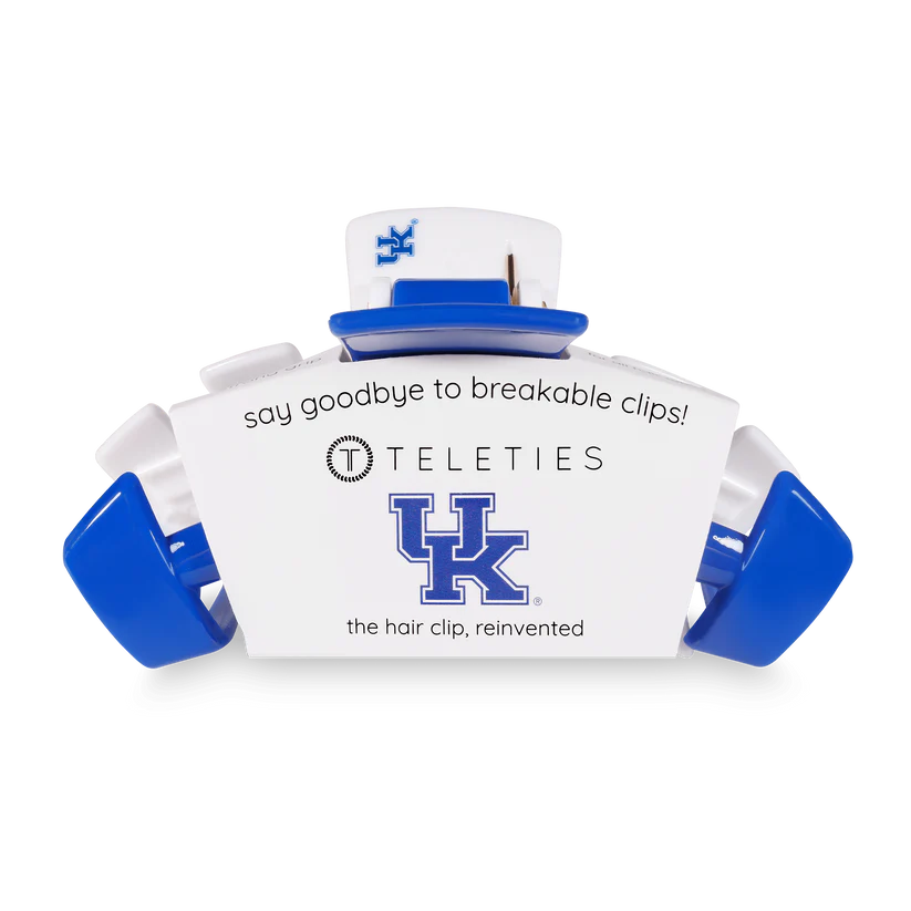 Teleties - Claw Clip - University of Kentucky - Large - Findlay Rowe Designs