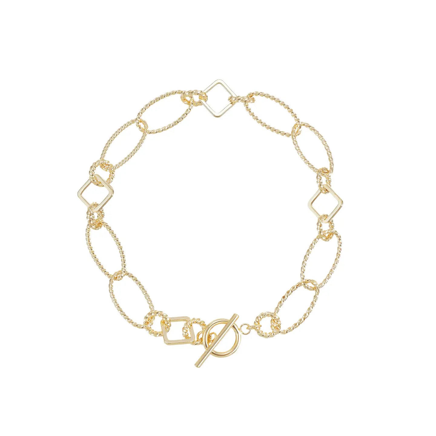 Natalie Wood - Bracelet - Horizon Chain Layering - Gold - Findlay Rowe Designs