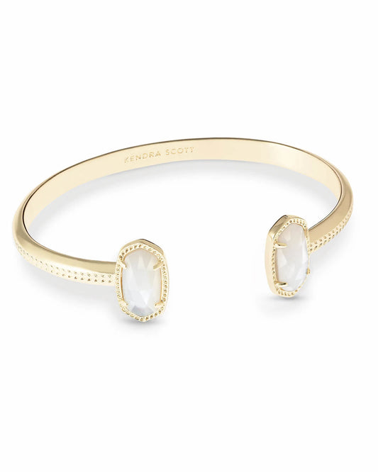 The Kendra Scott - Elton Gold Cuff Bracelet - Mother of Pearl - Findlay Rowe Designs