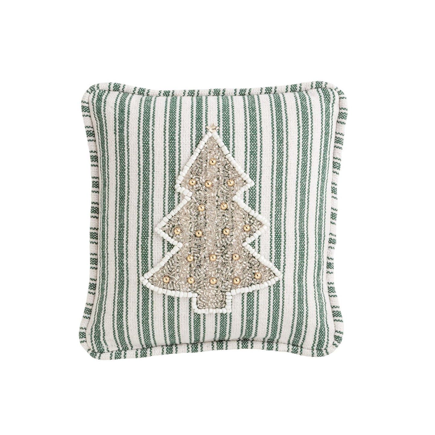 Mudpie - Pillows - White Christmas Mini Beaded - Assorted - Findlay Rowe Designs