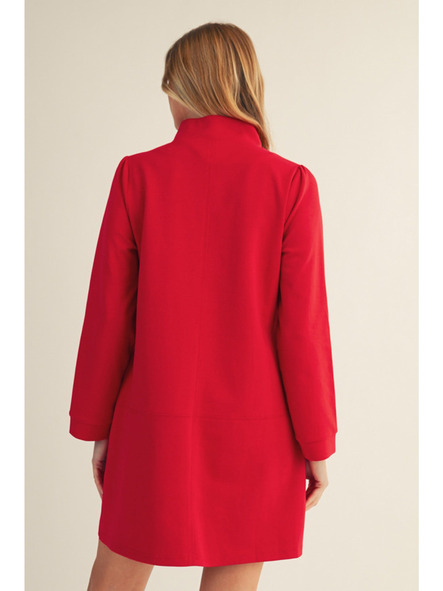 Jodifl - Dress - V Neck Long Sleeve - Mini