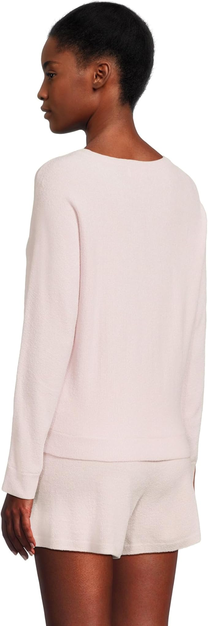 Barefoot Dreams - Women's CozyChic Ultra Lite - Boatneck Pullover and Short Set - Lotus Pink - Findlay Rowe Designs