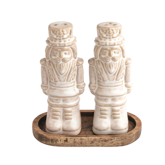 Mud Pie - Salt & Pepper Set - Nutcracker - Findlay Rowe Designs