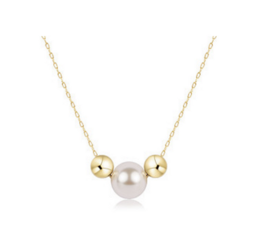 Enewton - 16in Necklace Gold - Purpose Pearl - Findlay Rowe Designs