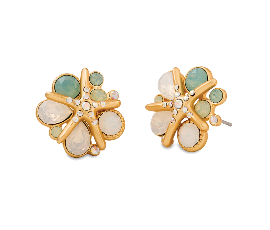 Spartina - Earrings - Set of 2 Sea Stud Earrings Set Sand Dollar/Starfish - Findlay Rowe Designs