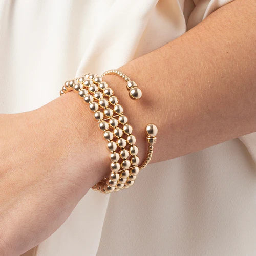 Enewton - Classic Gold 3mm Bead Cuff - Gold - Findlay Rowe Designs