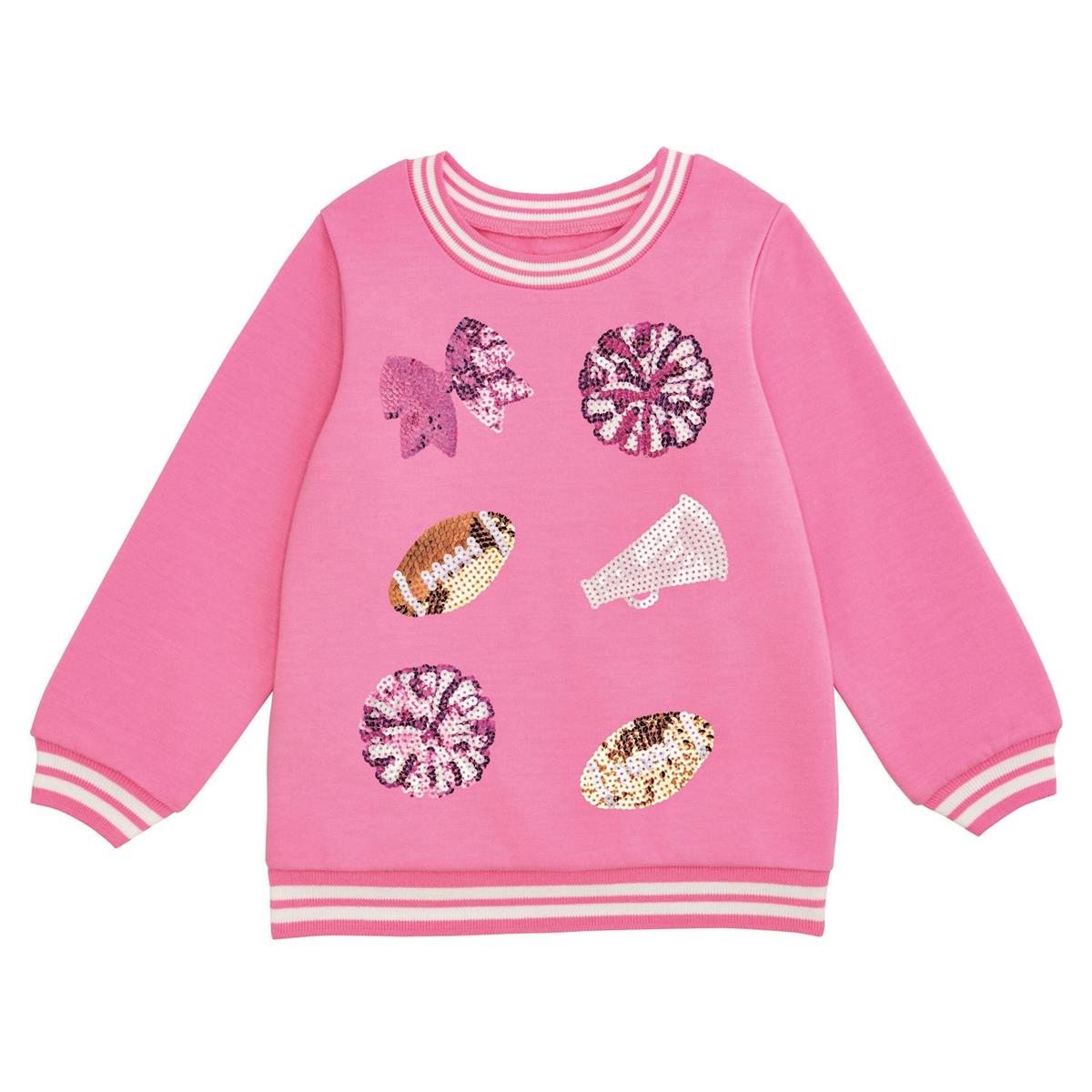 Mud Pie - Baby - Sequin Cheer Sweatshirt