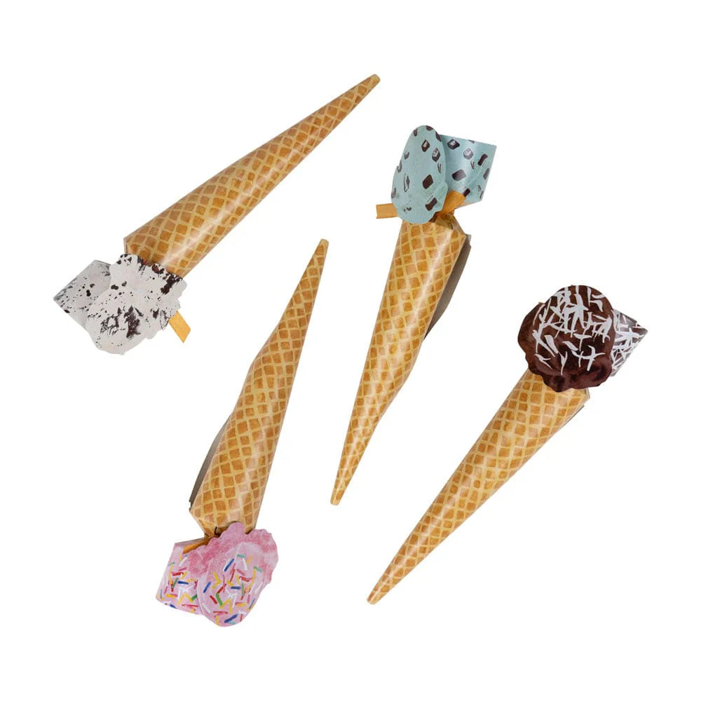 Caspari - Celebration Crackers - Ice Cream Cones - Findlay Rowe Designs
