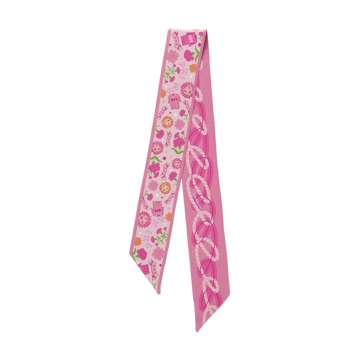 Saturday Silks - Skinny Scarf - Greek Life