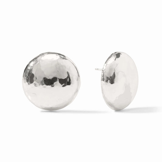 Julie Vos - Earrings - Solara Statement Stud- Silver