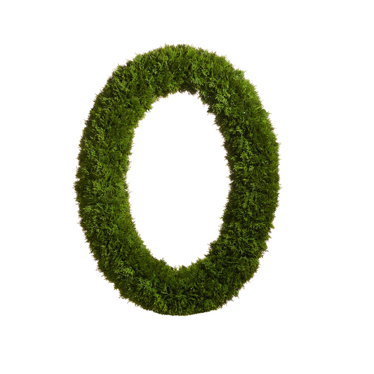 Wreath - Oval Cedar - 30.5"