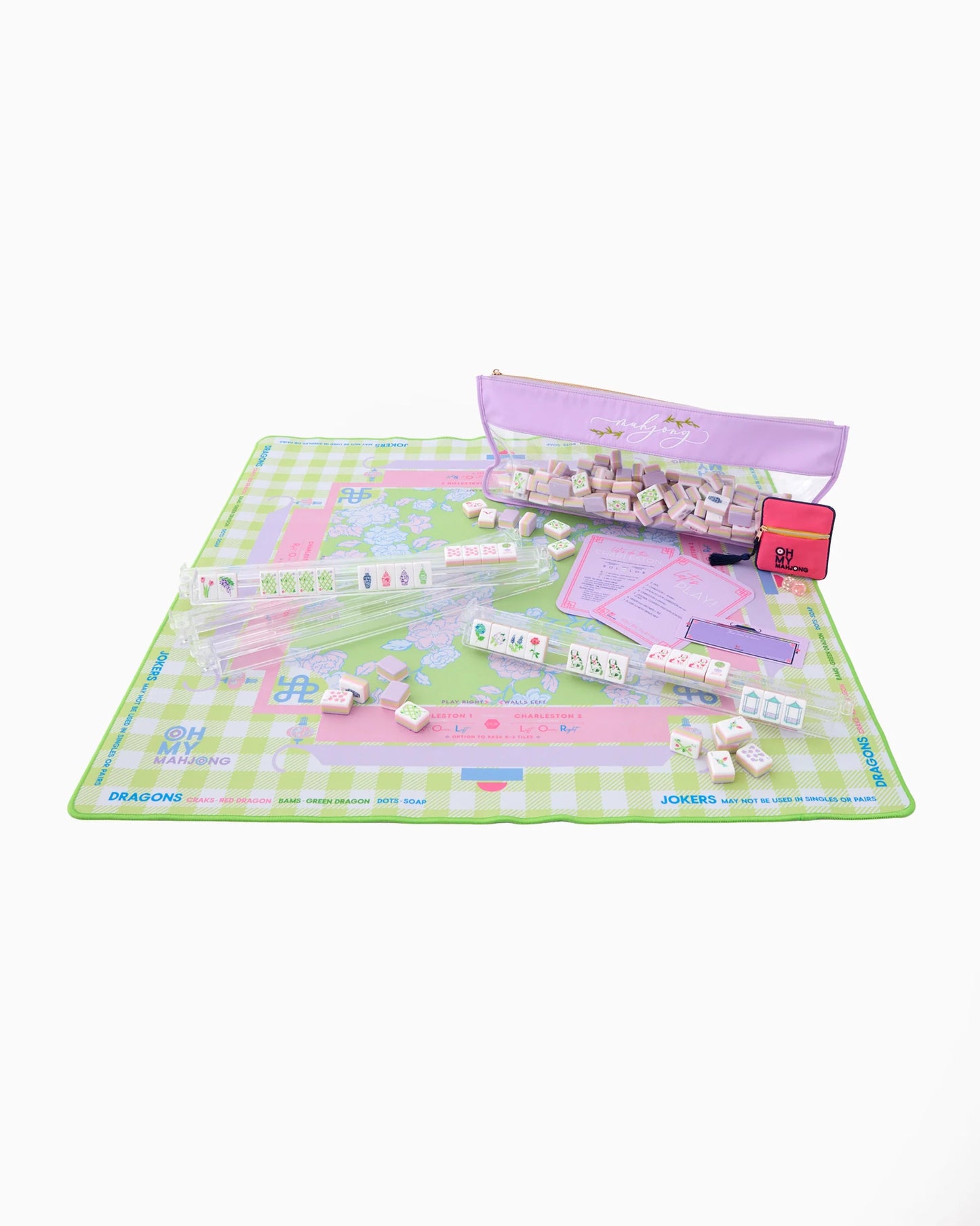 Oh My Mahjong - Mahjong Mat - Garden Party - Findlay Rowe Designs
