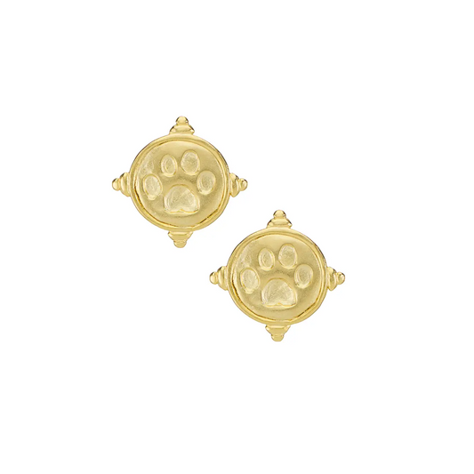 Susan Shaw - Earring - Paw Print Studs