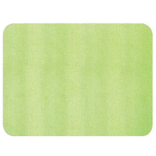 Caspari- Lizard Felt-Backed Placemat in Green