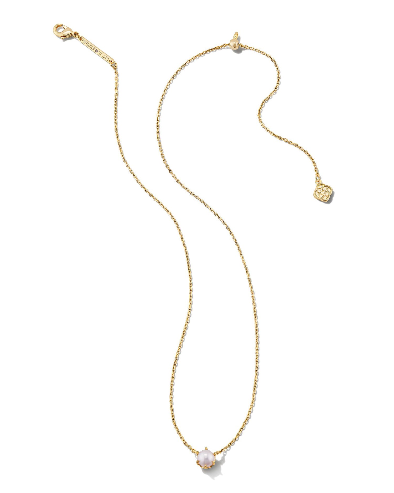 Kendra Scott - Necklace - Gold Ashton Pearl Pendant - Findlay Rowe Designs