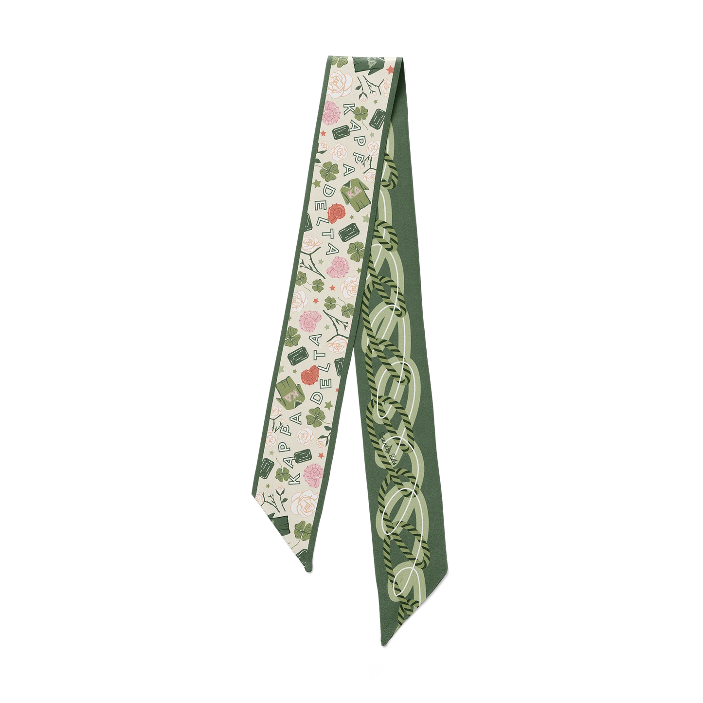 Saturday Silks - Skinny Scarf - Greek Life