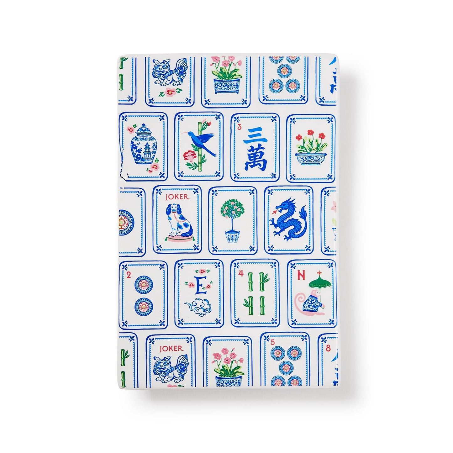 Soap - French Milled Hibiscus & Moss Scented - Ceramic Plate - Mahjong