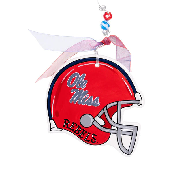 Glory Haus - Ornament - Ole Miss Helmet - Findlay Rowe Designs