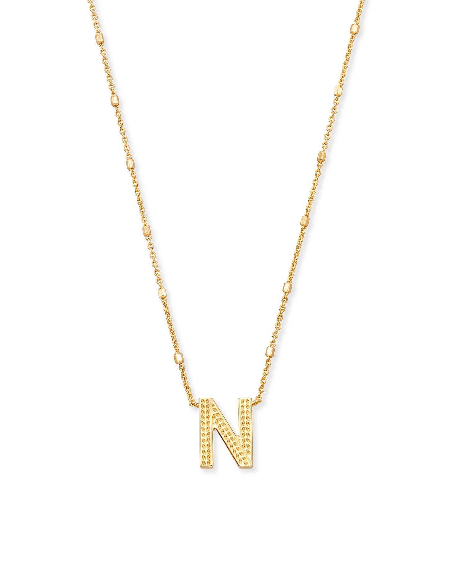 Kendra Scott - Necklace - Letter Pendant - Gold - Findlay Rowe Designs