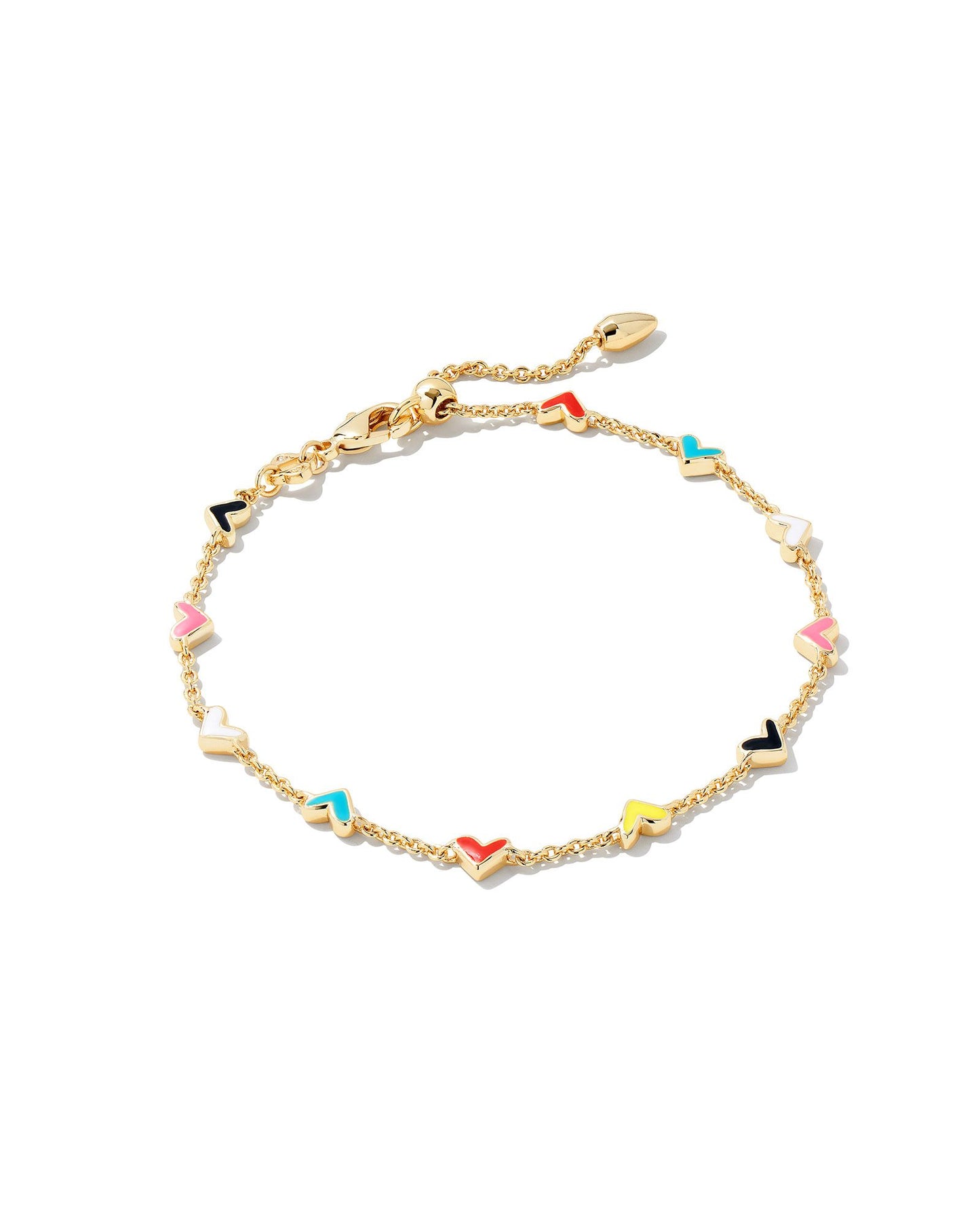 Kendra Scott - Bracelet - Haven Gold Heart Chain Bracelet - Multi Mix - Findlay Rowe Designs
