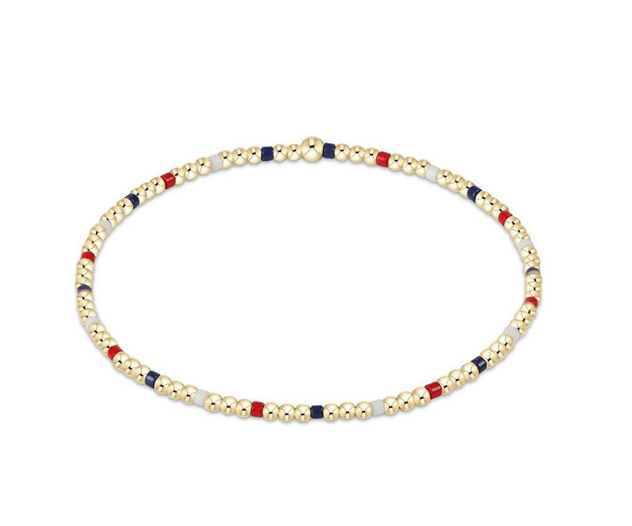 Enewton - Hope Sincerity Pattern 2mm Bead Bracelet - Firecracker - Findlay Rowe Designs