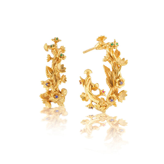 Capucine de Wulf - Earrings - Meadow Small Hoop - Gold