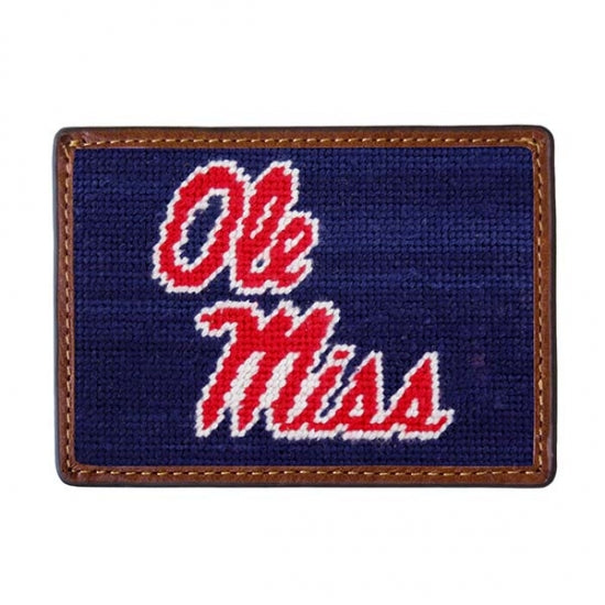 Smathers & Branson - Card Wallet - Collegiate Needlepoint - Findlay Rowe Designs