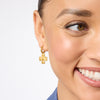 Julie Vos - Earrings - Canterbury Hoop & Charm - Gold - Findlay Rowe Designs