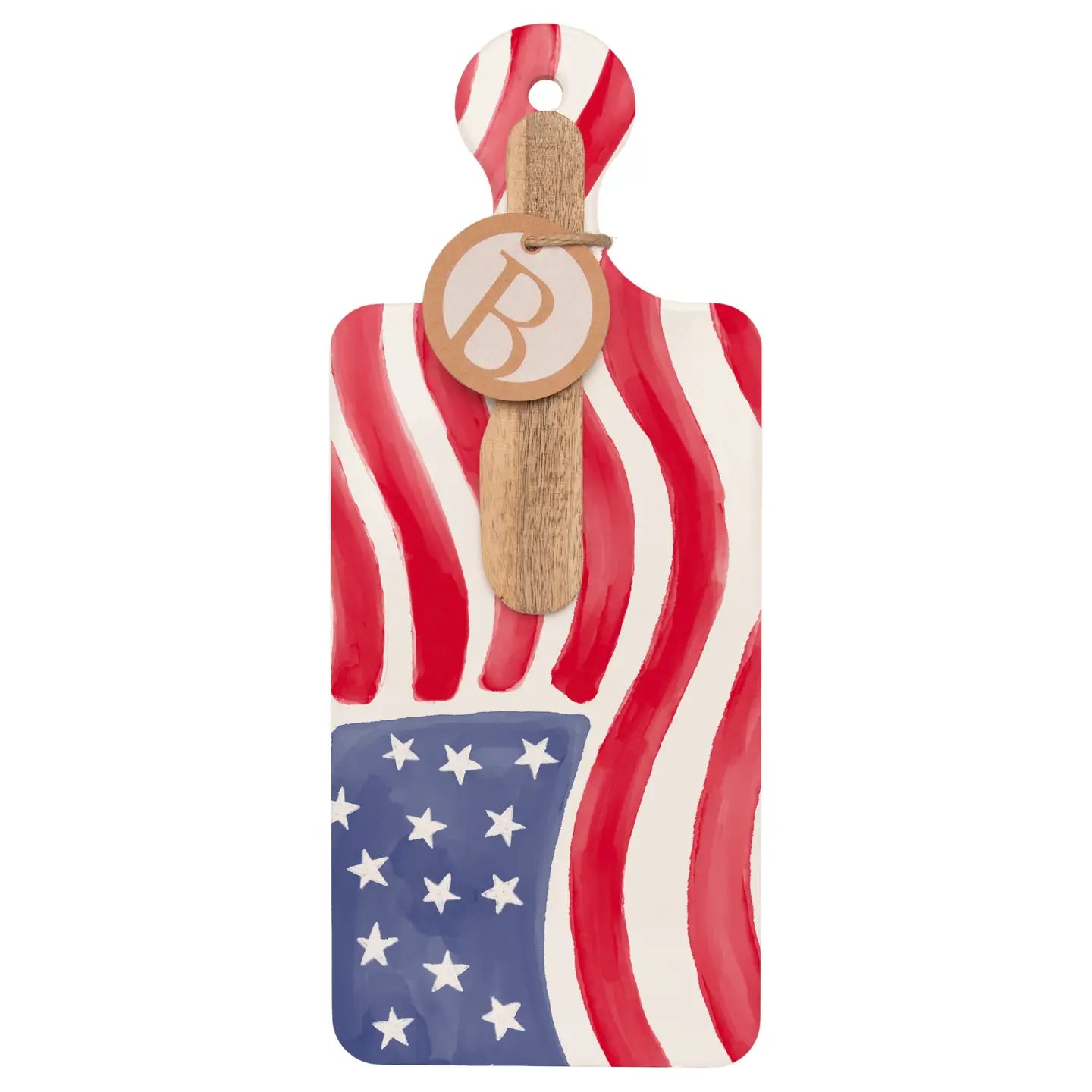 Trivet Set - Cuterie Ceramic - Stars & Stripes - Findlay Rowe Designs