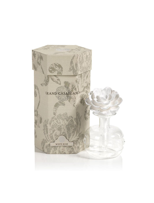 Zodax - Grand Casablanca Porcelain Diffuser - White Rose - Findlay Rowe Designs