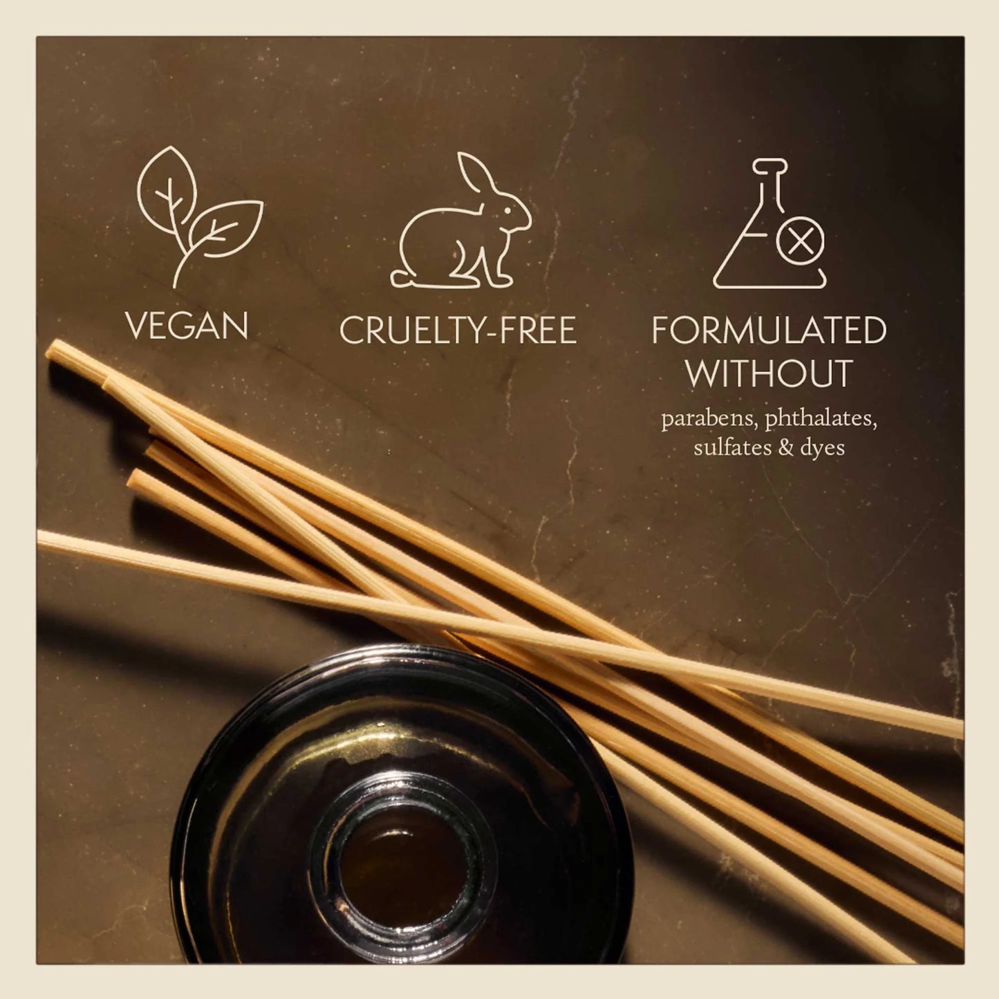 Thymes - Petite Reed Diffuser - Noir Woods