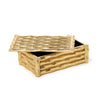 Gold Bamboo Box with Velvet Lining - Findlay Rowe Designs