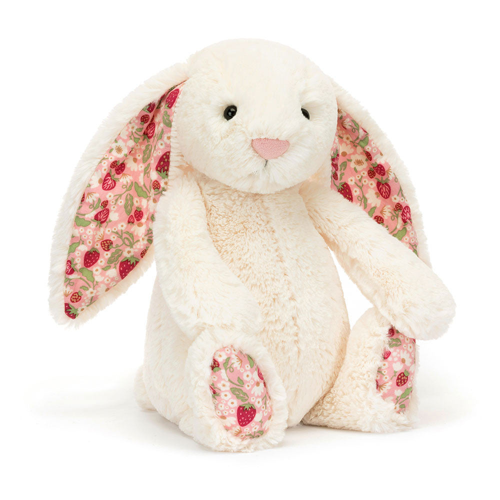 Jellycat - Bashful Cream Bunny - Medium - Berry - Findlay Rowe Designs