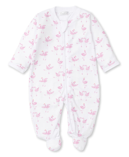 Kissy Kissy - Zip Footie - Flamingo Ballet - Findlay Rowe Designs