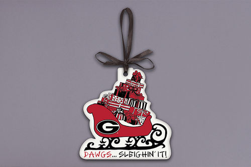 Ornament - UGA Sleighin' It