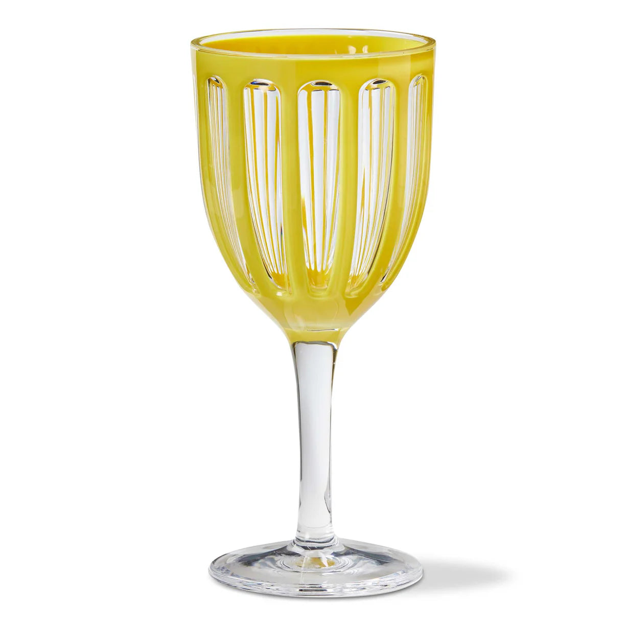 Wine Glass - Acrylic - Yellow - Findlay Rowe Designs